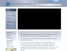 Tablet Screenshot of gdurology.com